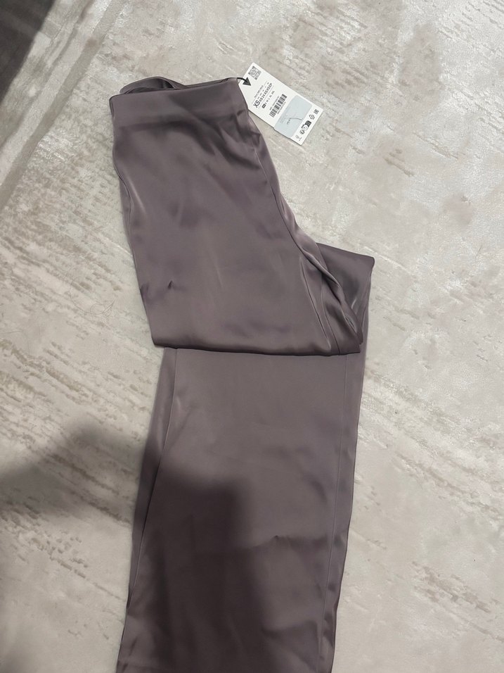 Zara SATEN pantolon - Görsel 4