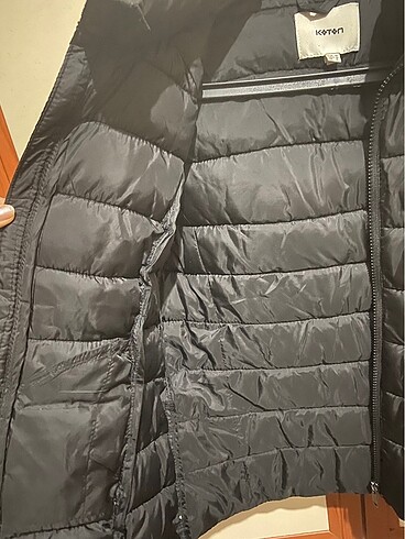 xs Beden siyah Renk Şişme mont