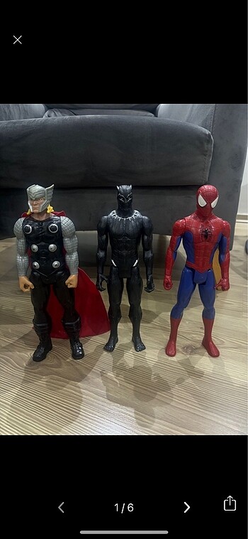 Thor Spiderman blackpanter