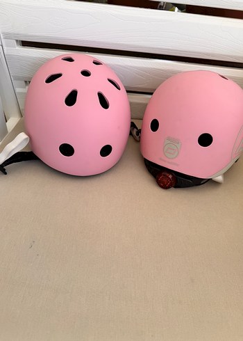 Scoot and Ride Helmet Bebek Kaskı XXS-S Pembe - Görsel 5