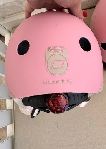 Scoot and Ride Helmet Bebek Kaskı XXS-S Pembe - Görsel 2