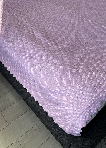 Pembe Pastel Kapitone Yatak Örtüsü - Görsel 3