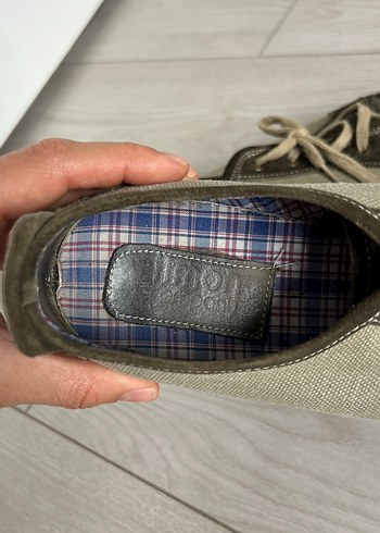 Bej ve yeşil Erkek Günlük Ayakkabı - Görsel 5