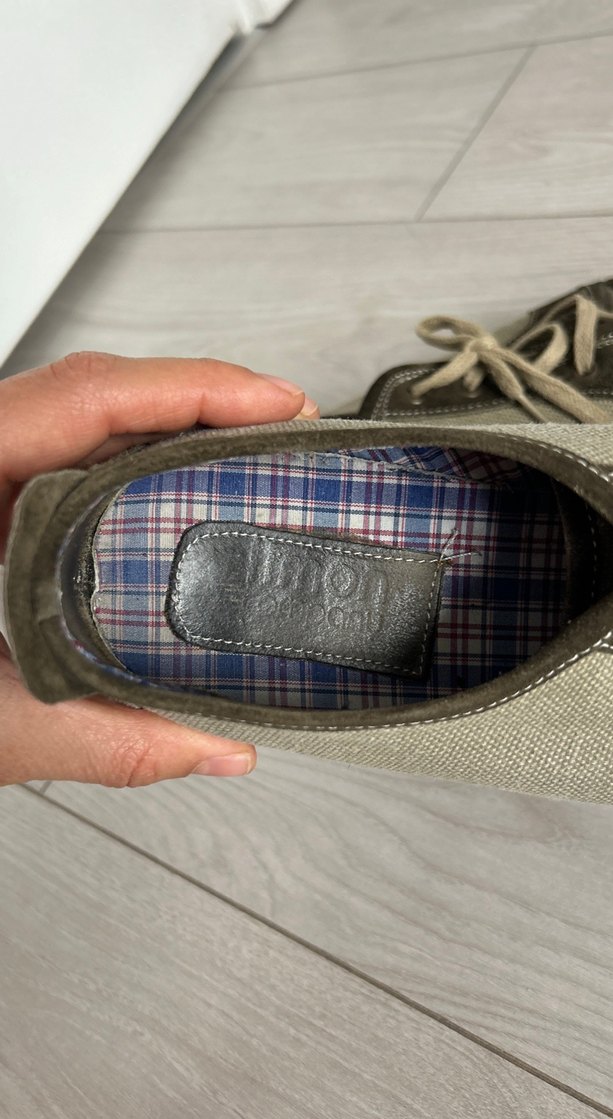 Bej ve yeşil Erkek Günlük Ayakkabı - Görsel 5