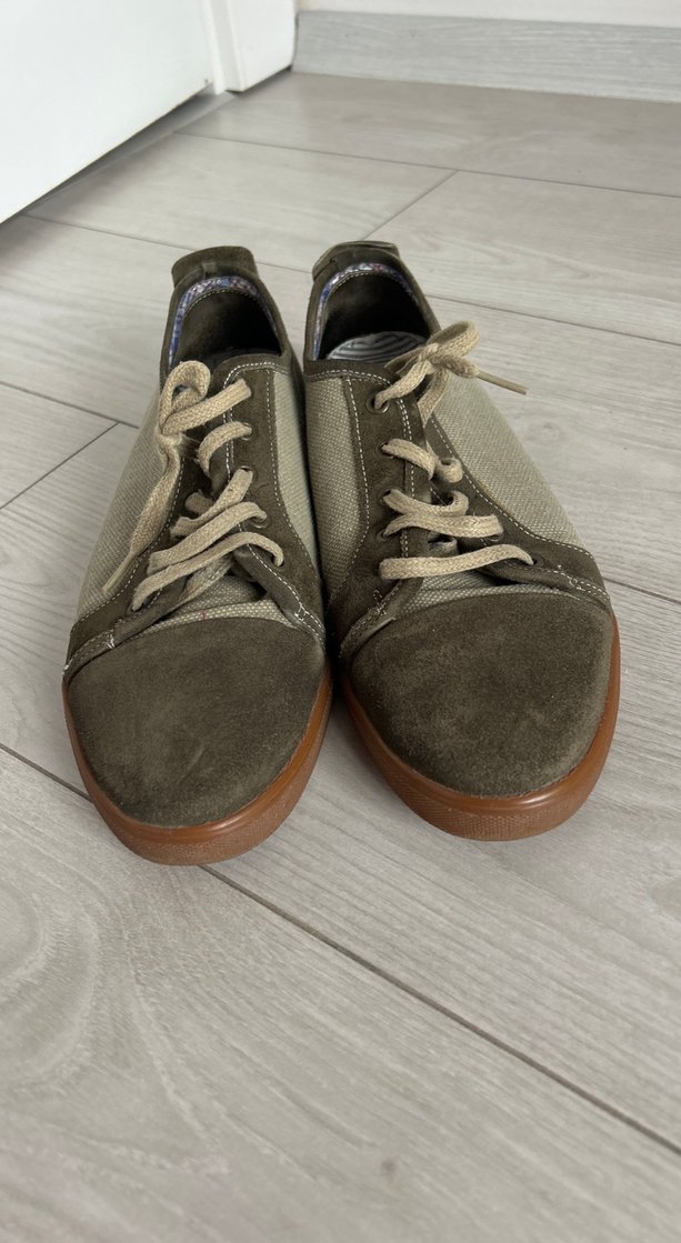 Bej ve yeşil Erkek Günlük Ayakkabı - Görsel 2