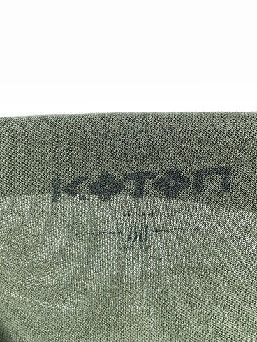 m Beden haki Renk Koton T-shirt %70 İndirimli.