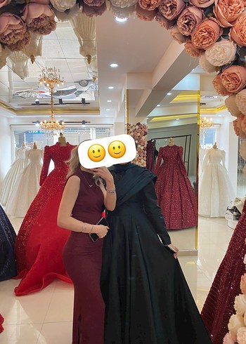 Trendyol & Milla Bordo Simli kalem elbise