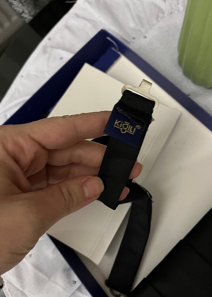 Kiğılı marka papyon kemer takımı - Görsel 3