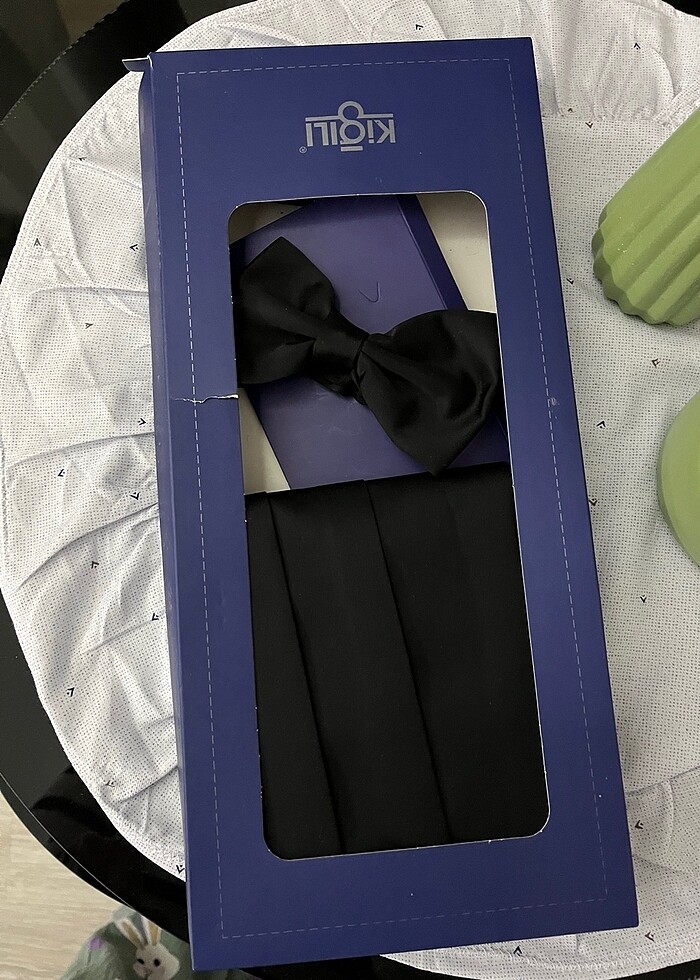 Kiğılı marka papyon kemer takımı - Görsel 2