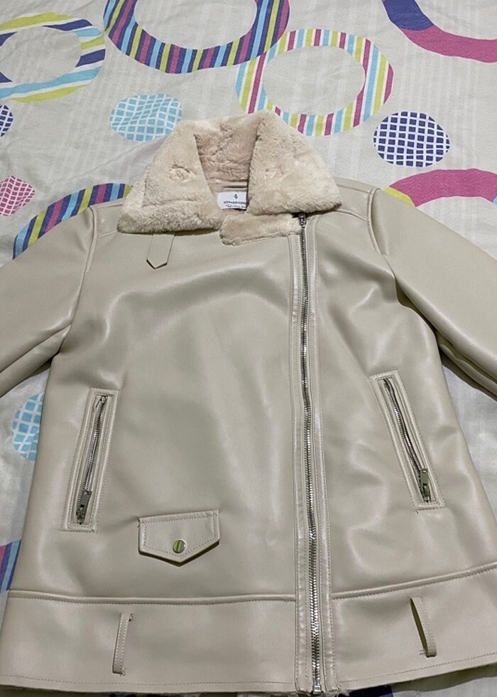 Stradivarius biker mont - Görsel 2