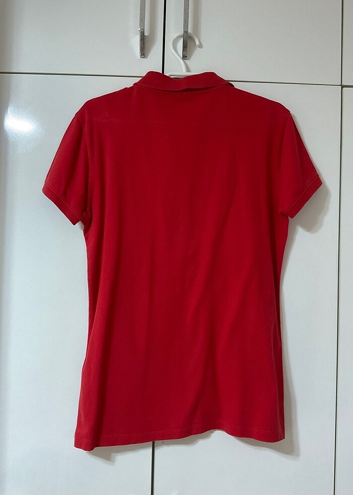 U.S Polo Assn. kırmızı polo yaka tişört lacoste - Görsel 2