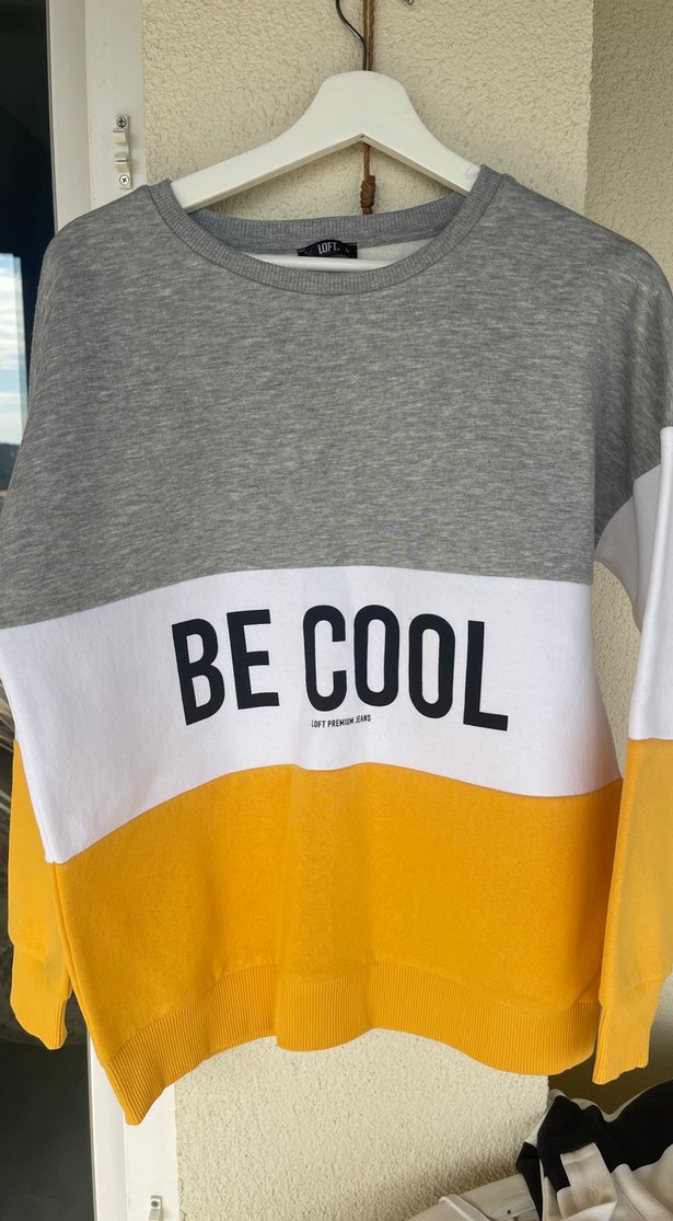 Gri Renkli Kadın Oversize Sweatshirt - Görsel 2