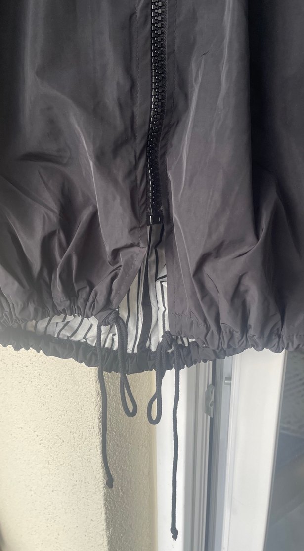 Siyah Uzun Kadın Ceket Payet Detaylı - Görsel 3