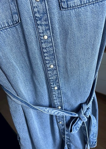 Mavi Kadın Midi Denim Ceket - Görsel 5