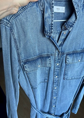 Mavi Kadın Midi Denim Ceket - Görsel 4