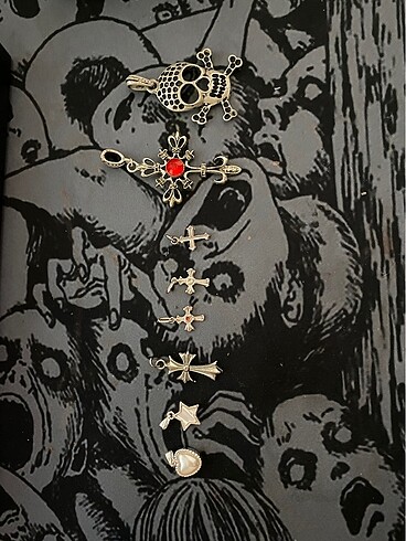 gothic/y2k kolye uçları