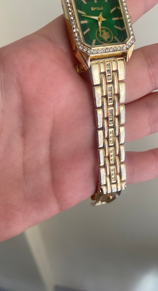 Altın Renkli Klasik Kadın Kol Saati - Görsel 3