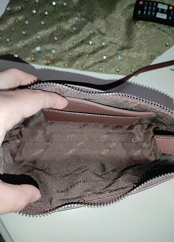 Beden kahverengi Renk Orijinal Calvin Klein çanta