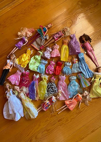 Barbie oyuncak bebek ve elbiseleri - Görsel 14