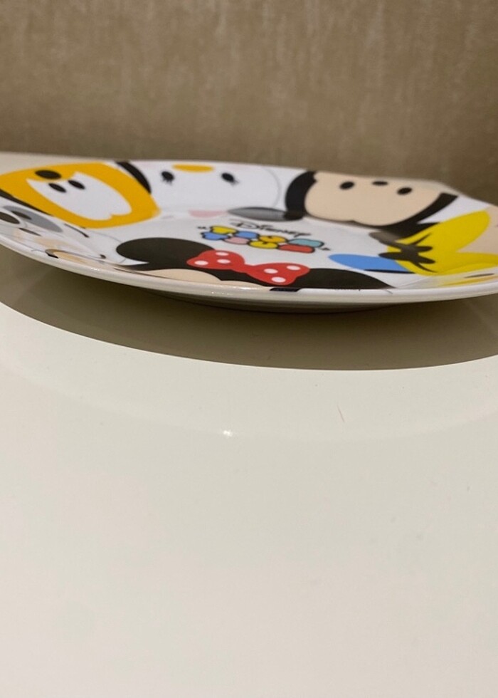 Lisanslı seramik Çocuk Kahvaltı Yemek Mama Tabağı Minnie Mouse - Görsel 3