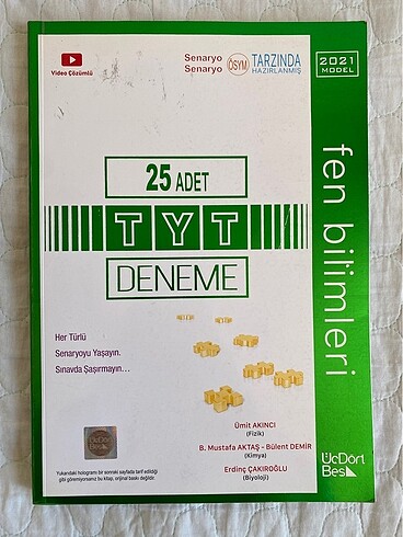 345 25?li tyt fen branş denemesi