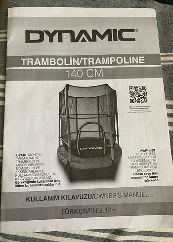 140cm Çapında Yeşil Büyük Boy Fileli Trambolin - Görsel 4