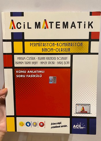 Acil Matematik Permütasyon-Kombinasyon Kitabı Fasikül