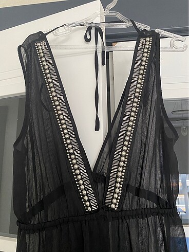 H&M H&M Transparan Plaj Elbisesi