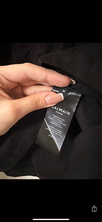 m Beden siyah Renk Balmain Tshirt