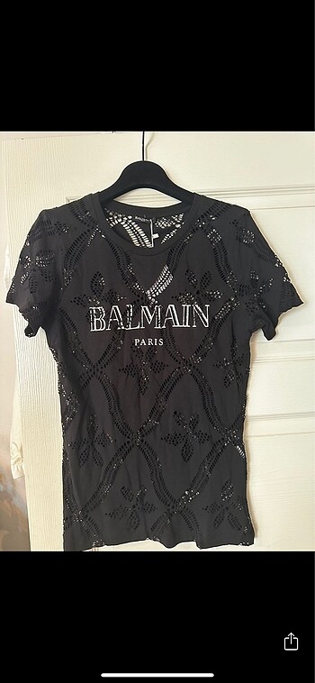 Balmain Balmain delikli Tshirt