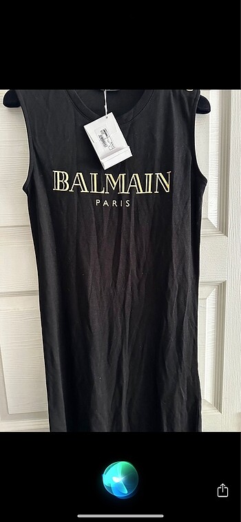 Balmain uzun elbise