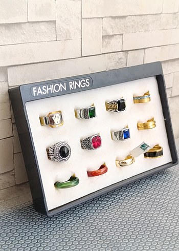 316L Çelik ve akik Yüzük Çeşitleri - Görsel 3