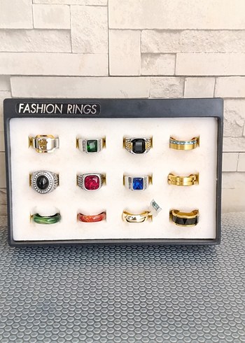 316L Çelik ve akik Yüzük Çeşitleri - Görsel 2