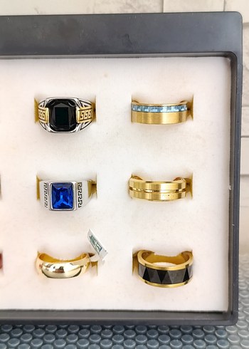 316L Çelik ve akik Yüzük Çeşitleri - Görsel 7