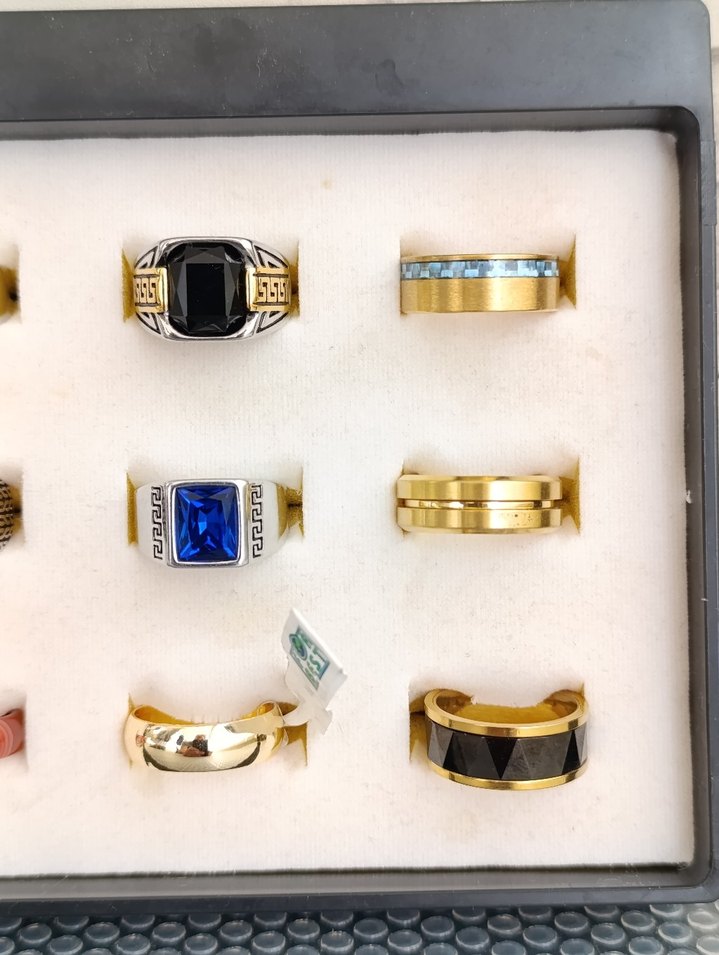 316L Çelik ve akik Yüzük Çeşitleri - Görsel 4