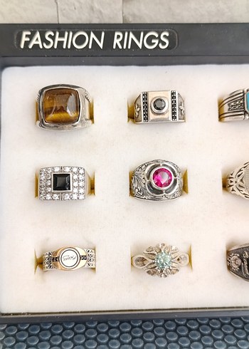 925 Ayar Gümüş yüzükler - Görsel 2