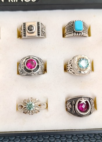 925 Ayar Gümüş yüzükler - Görsel 9