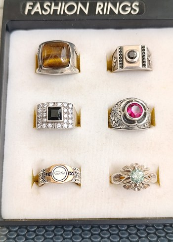 925 Ayar Gümüş yüzükler - Görsel 6