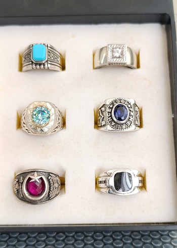 925 Ayar Gümüş yüzükler - Görsel 10