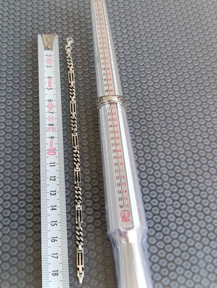 Yakut taşlı Gümüş Yüzük ve Gümüş bilekli - Görsel 5