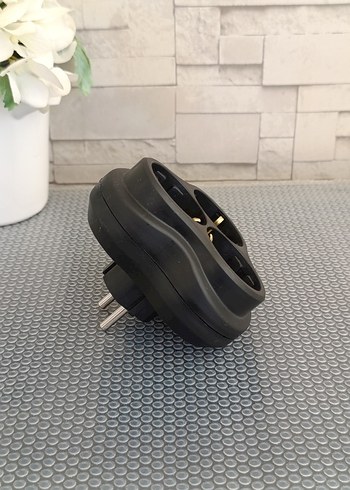 Siyah Üçlü Priz (Kablosuz) - Görsel 7