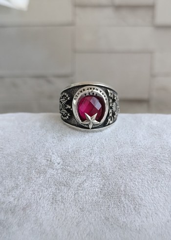 Elmas İş özel tasarım Ağır Gümüş Yüzük - Görsel 9