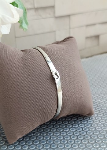 El Yapımı Gümüş Lades Bileklik - Görsel 3