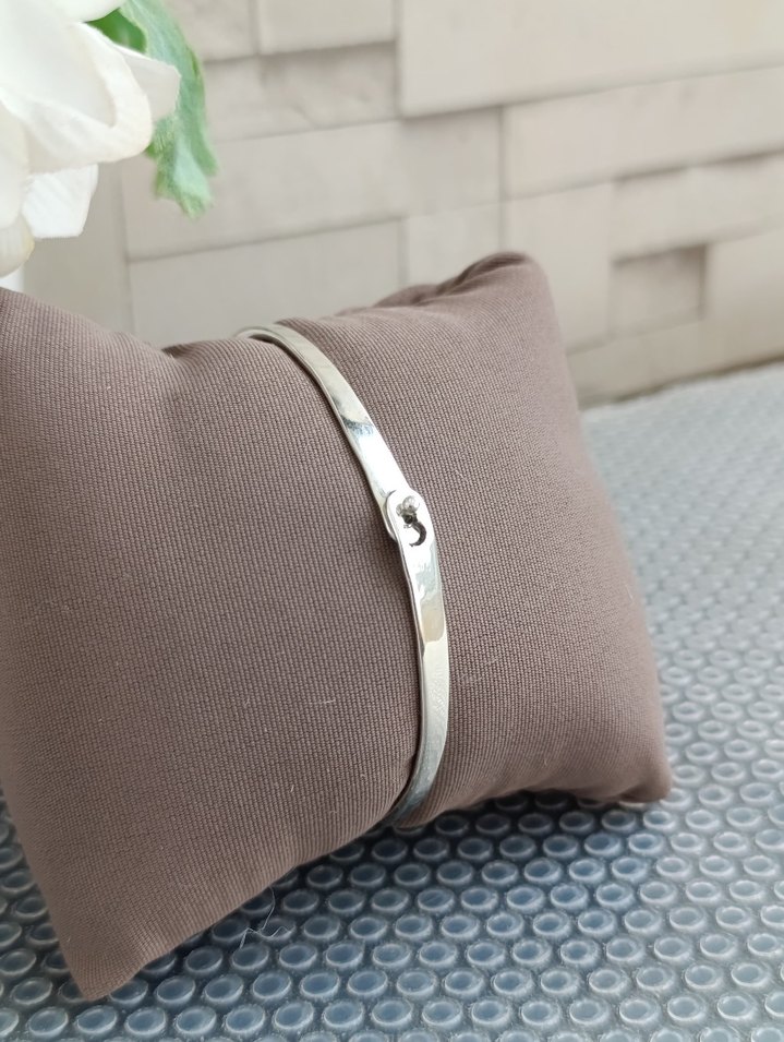 El Yapımı Gümüş Lades Bileklik - Görsel 3