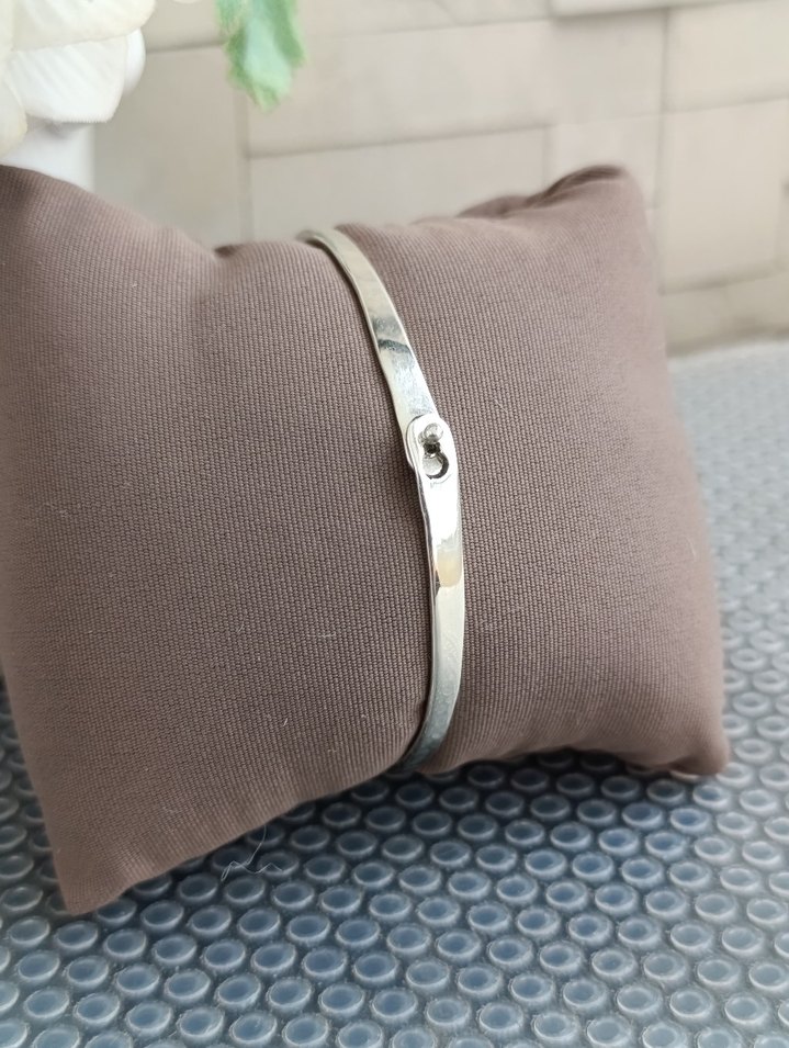 El Yapımı Gümüş Lades Bileklik - Görsel 4