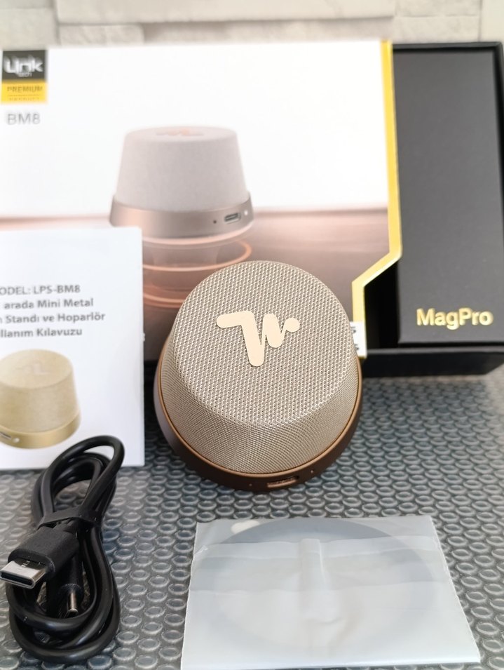 Manyetik Bluetooth Hoparlör ve Telefon Standı - Görsel 5