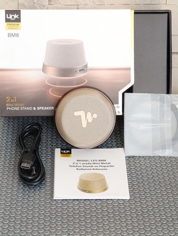 Manyetik Bluetooth Hoparlör ve Telefon Standı - Görsel 3