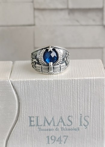 Elmas-İş Özel Tasarım Ağır Gümüş Yüzük - Görsel 4