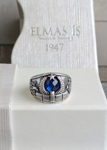 Elmas-İş Özel Tasarım Ağır Gümüş Yüzük - Görsel 6