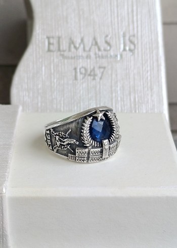 Elmas-İş Özel Tasarım Ağır Gümüş Yüzük - Görsel 2